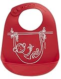 MODERN-TWIST Bucket-Bib, Monkey Business – Red