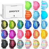 Drofex 24P 3D Printed Dragon Eggs, Mystery Crystal Dragon Egg for Birthday Party Favors, Unique 3D Fidget Toys for Classroom Prizes Bag Stuffers, Fantasy Tabletop Decor for Kids & Collectors