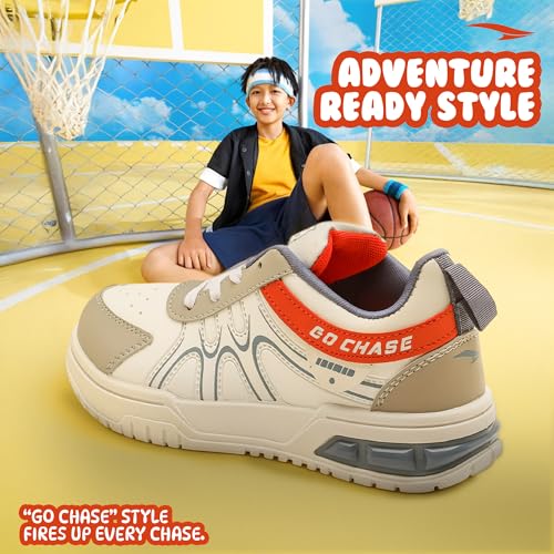 Image of ASIAN Ranger-01 Kids Sneakers | Lightweight Lace-Up Casual Sneakers with Cushioned Sole for Boys & Girls