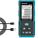 Laser Measure Distance 165Ft 50M m/in/ft/ft+in Digital Angle Measure Backlight LCD Laser Distance Me