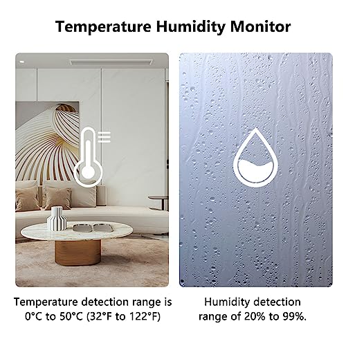 Temperatur-Feuchtigkeitsmonitor, Digitales Hygrometer, Innenthermometer-Feuchtigkeitsmesser Mit Ständer Für Innenkeller, Grün – Bild 4