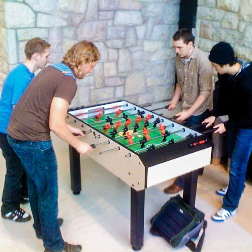 12 Pack Of Mixed Foosballs – For Standard Foosball Tables & Classic Tabletop Soccer Game Balls (6 Black & White Soccer) (6 Smooth White) By Brybelly #TOP3