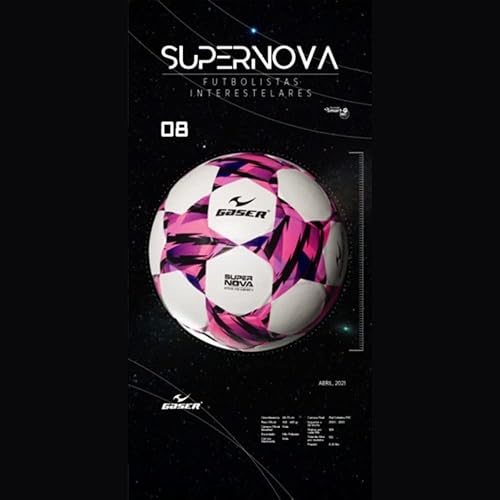 Miniatura 2 de Original 5 Super Nova Mate - Balón de fútbol (rosa)