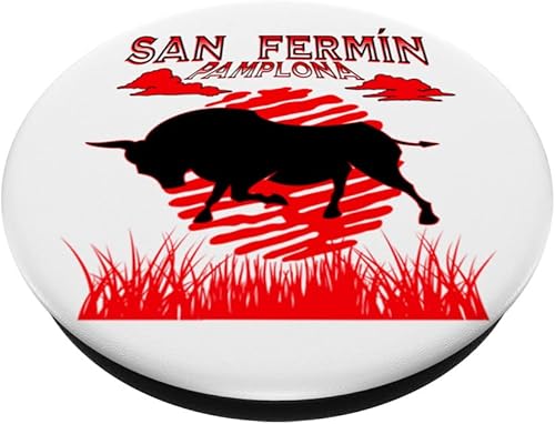 Miniatura 2 de San Fermín Sanfermines Pamplona Encierro Navarra PopSockets Swappable PopGrip
