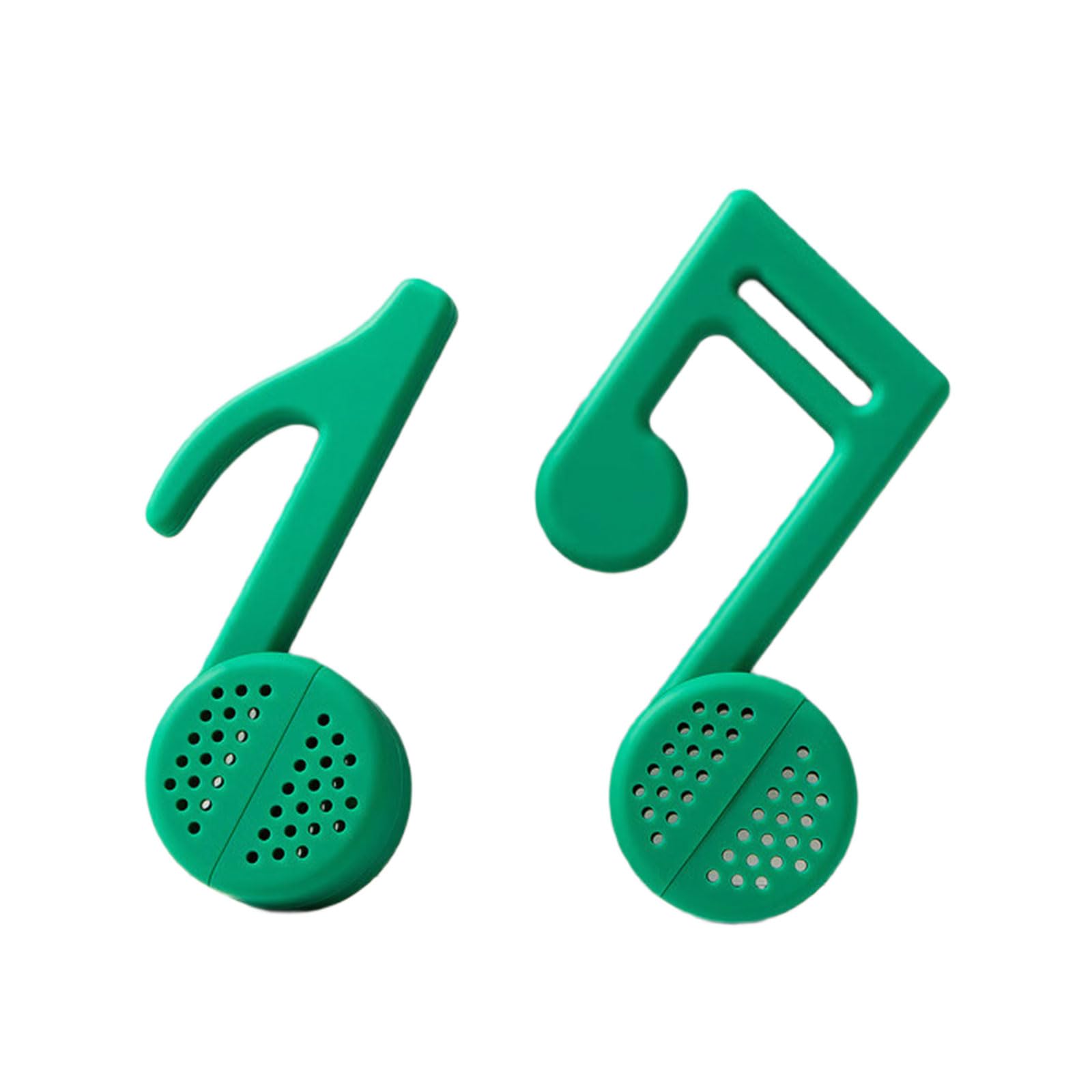 NVOQILIN Silicone Teas Strainer Music Symbol Teas Filter for Loose Leaves Dishwasher Safe Brewing Tool for Enthusiasts Silicone Infuser
