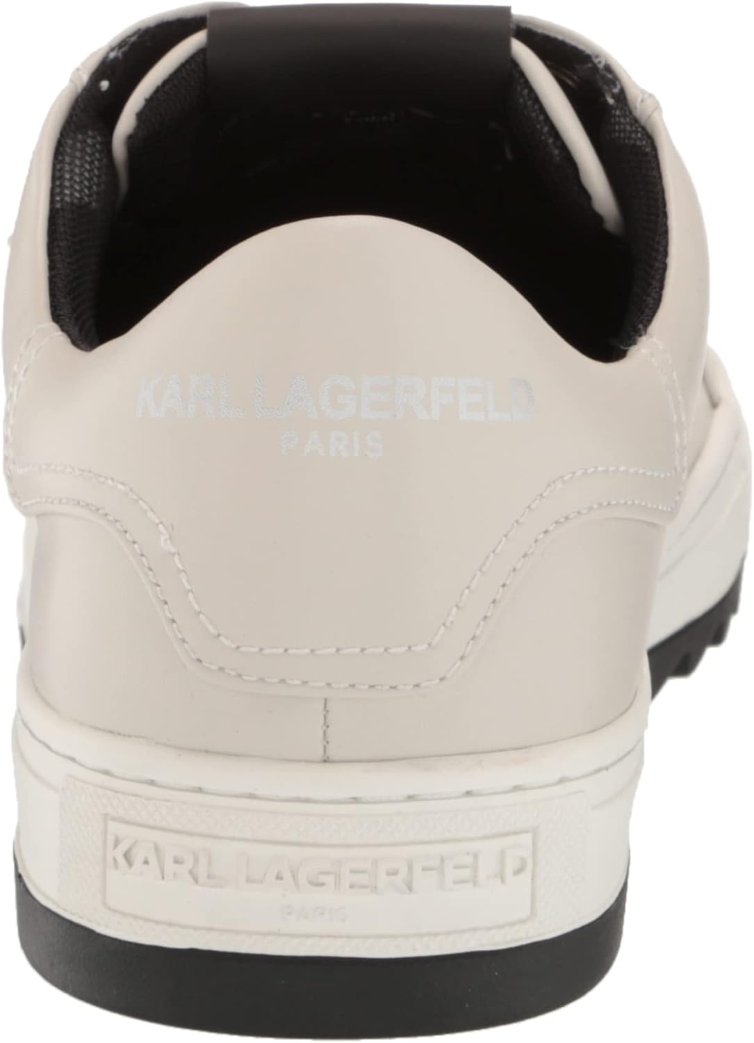 Karl Lagerfeld Mens Leather Two Tone Sole Sneaker - Image 3