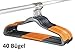 Produktbild Smart-Hangers Pur, Antirutsch- platzspar- Kleiderbügel (40, Schwarz - Orange)