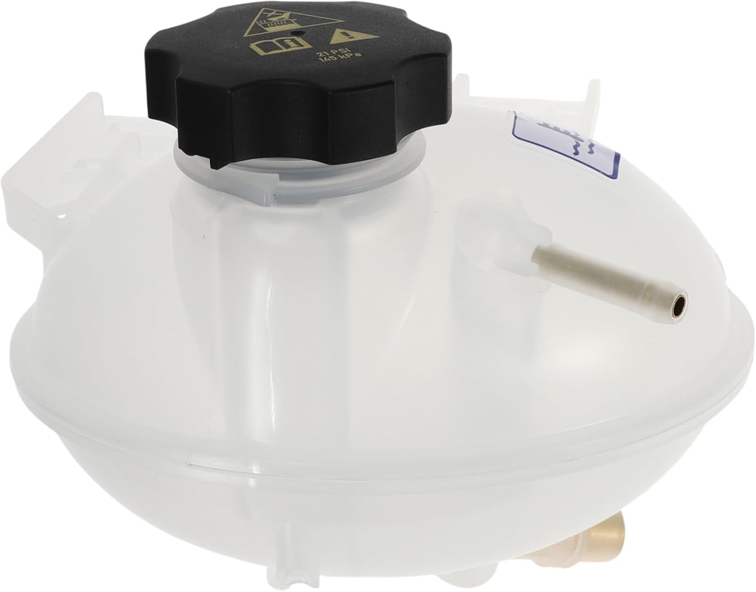 1 Set Engine Coolant Reservoir Water Expansion Tank for Jeep Compass 2017-2022 Coolant Radiator Reservoir Bottle with Cap No.68289857AA/68250057AA