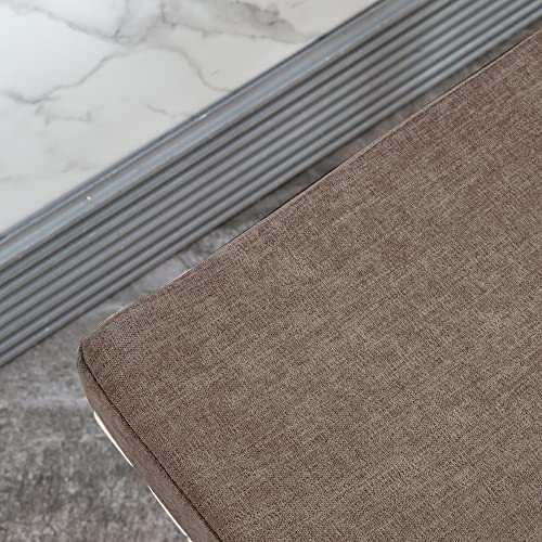 Loveboat Washable Bench Cushion, Non-Slip Bench Pad For Shoe Storage, Window, Piano, Dining 36"X14"X2" Brown #TOP6