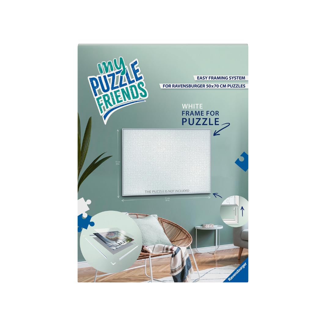 Ravensburger Puzzlezubehör - Puzzle-Rahmen, weiß
