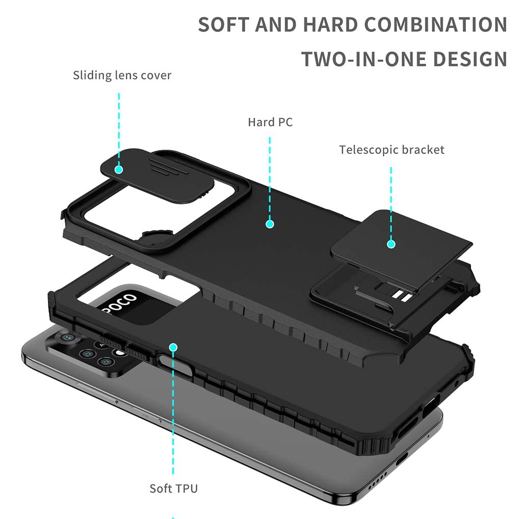 HAOYE Cover per Xiaomi Redmi Note 13 Pro 4G / Poco M6 Pro 4G, Custodia in TPU