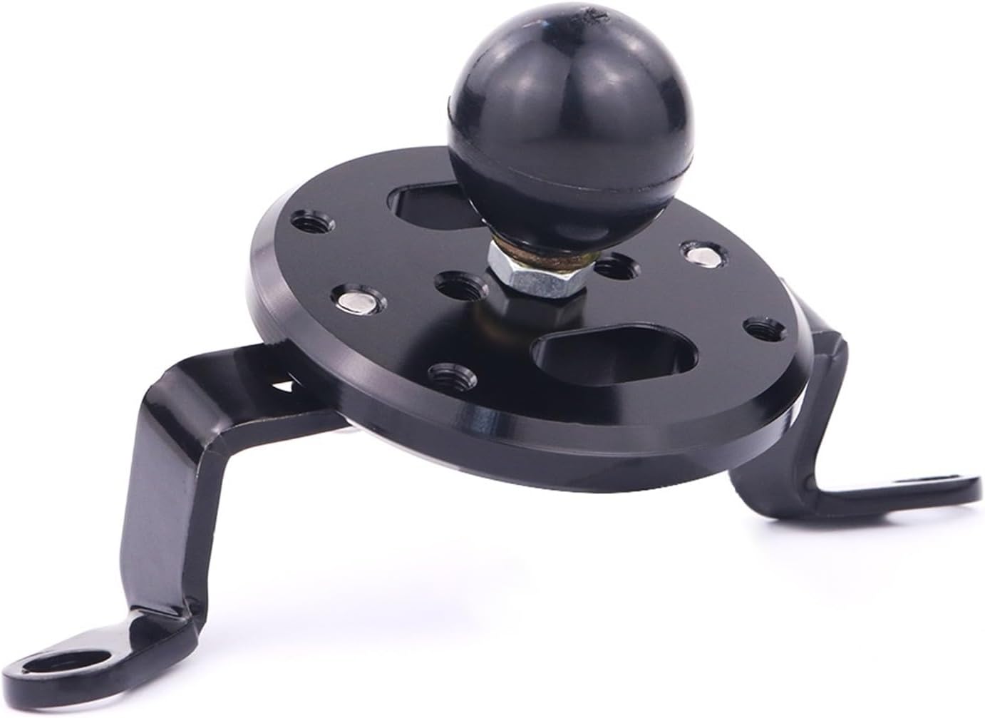 Phone Mount Bracket Compatible with Yamaha Tenere 700 XSR 900 XT250 Tracer 9 / GT XSR 125 Compatible with Virago NSR 1100 BT 1100 Bulldog GPS Navigation(Black Type 2)