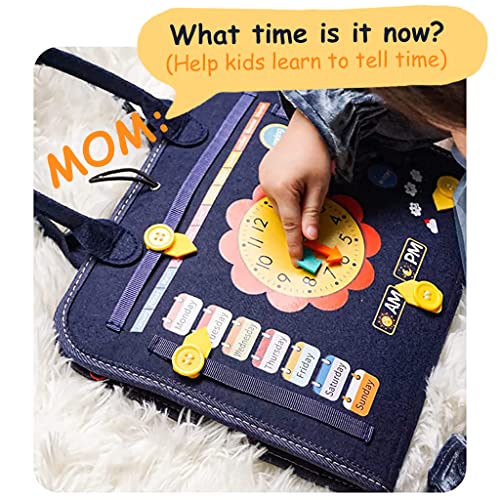 Image of SNOWIE Soft Toddler Busy Board, Montessori