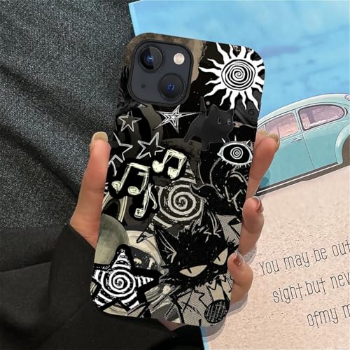Coque iPhone 15 gothique chat noir compagnon idéal de vos soirées