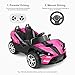 BAHOM Kids Ride On Car 2 Seats with Remote Control, 12V Kids Electric Vehicle with Manual/Parental Modes, Light/MP3/Volume Control (Pink)