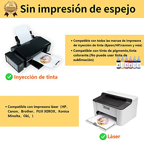 La mejor comparación de Papel transfer para comprar online. 18 Imagen adicional