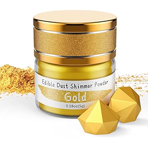 Jelife Edible Gold Luster Dust Cover