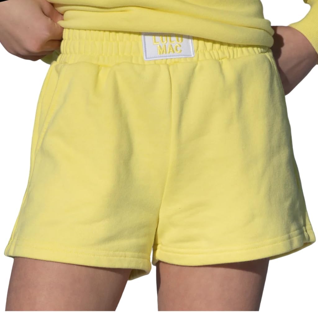 LULU MAC Terry Cotton Soft Shorts - Youth