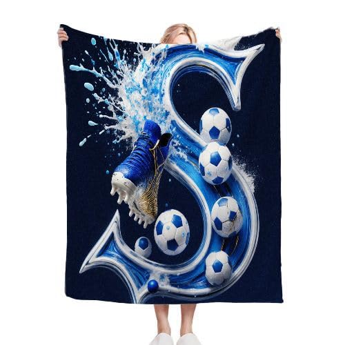 Vorezytaz Manta Polar Cama 150 - Motivo Futbolístico, Material Premium Franela, Ideal para Decoración Nórdica, Bodas, Aniversarios, Sesiones de Fotos, Envolturas Corporales_2007