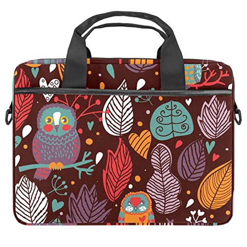 Sac ordinateur portable 13 pouces antichoc contre les rayures hibou