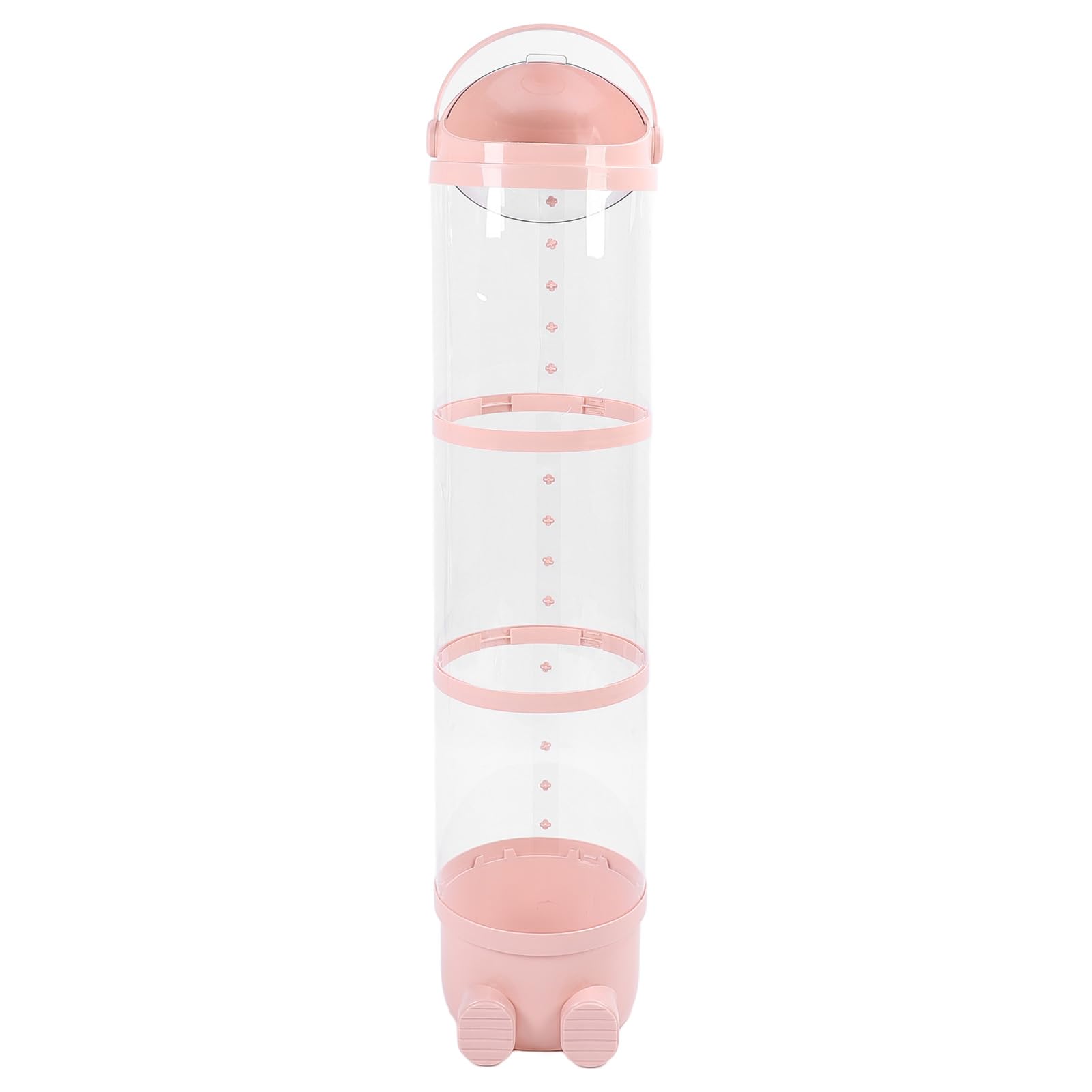 ZJchao Tubo de Almacenamiento de Juguetes de Peluche, Organizador de Animales de Peluche Suave Transparente de Gran Capacidad para Habitación de Niños, área de Juegos y Dormitorio, 130cm (PINK)