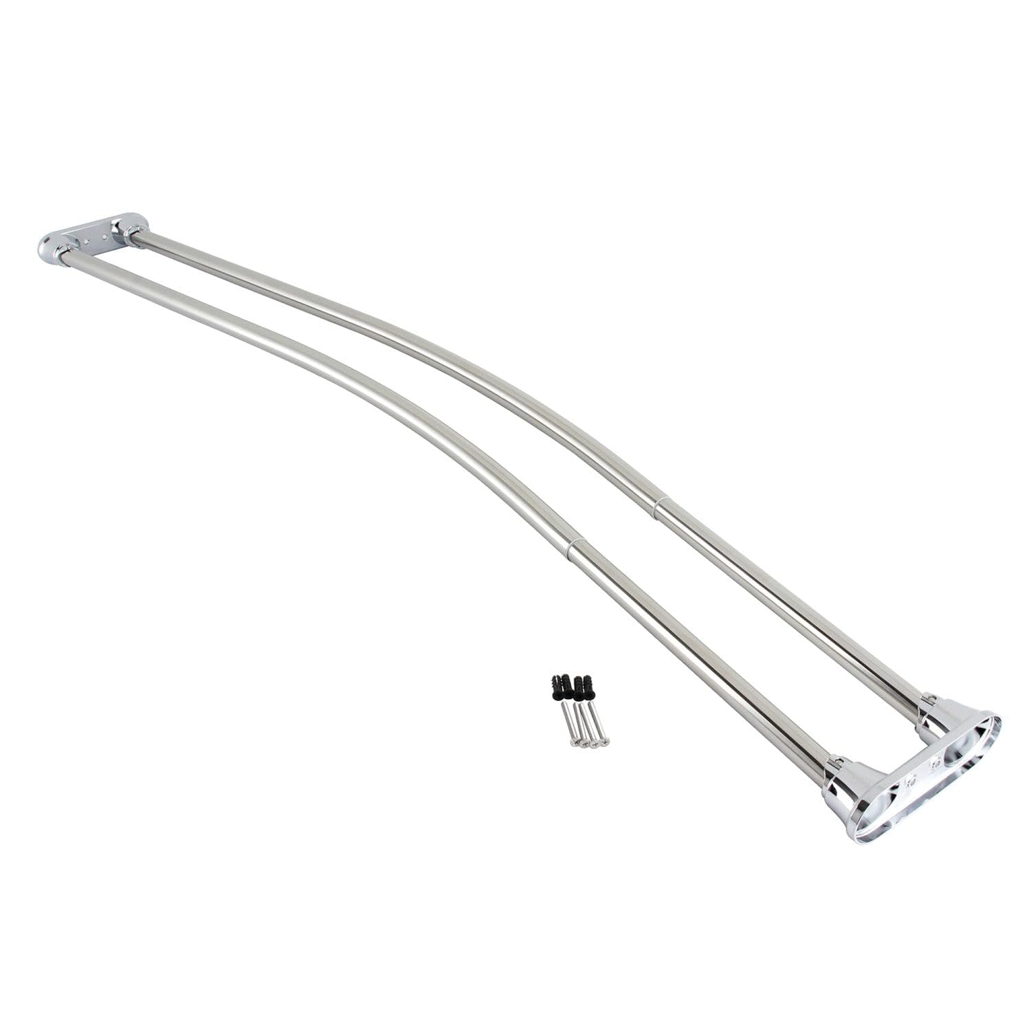 Kingston Brass Double Curved Shower Curtain Rod