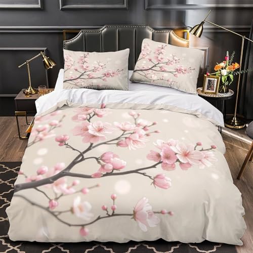 Parure de couette imprimée 3D entretien facile en microfibre légère - 2