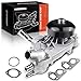 A-Premium Enginie Water Pump [8Cyl 4.8 5.3 6.0L DOHC] w/Thermostat Compatible with GM Cars Chevy, GMC, Cadillac, Hummer, H2, Workhorse - Silverado, Express, Escalade, Tahoe, Sierra, Yukon, 9-7x More