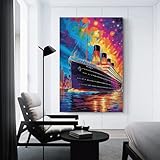 sinyumoney Titanic A Colorful Voyage -1 Wandbilder 