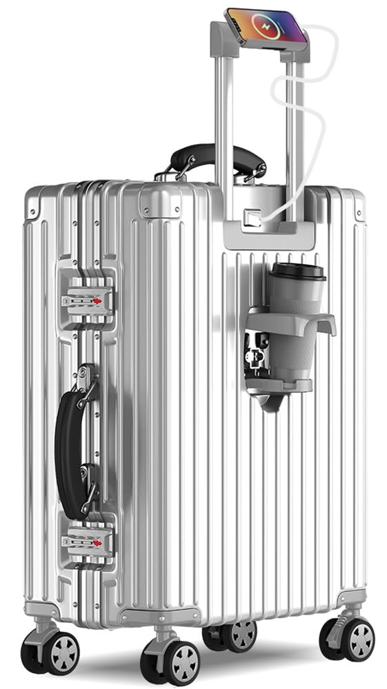 Amazon | [lanbao] スーツケース 機内持ち込み アルミ フレーム