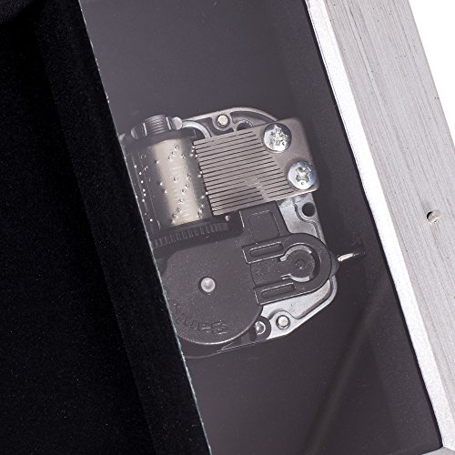 Cottage Garden First Holy Communion Brushed Silver Finish Jeweled Lid Jewelry Music Box Plays Tune Ave Maria #TOP6