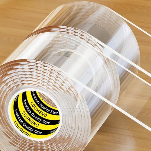 Image of Clear Edge Protector & Corner Guards 2 Packs,1.2in(W) x 9.84FT(L, Baby Proof Corner Protectors for Furniture,Table Bumper for Baby Safety, Sharp Edge Protector for Drawers, Tables, Cabinets