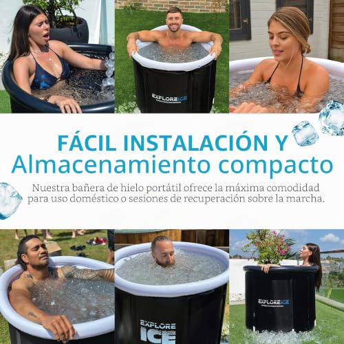 Bañera de hielo para atletas Explore modelo mejorado tamaño extra grande 7
