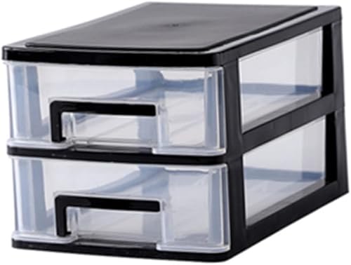 Caja de cajones de escritorio de 2 capas, contenedores de escritorio, cajones organizadores de almacenamiento de artículos diversos, caja de