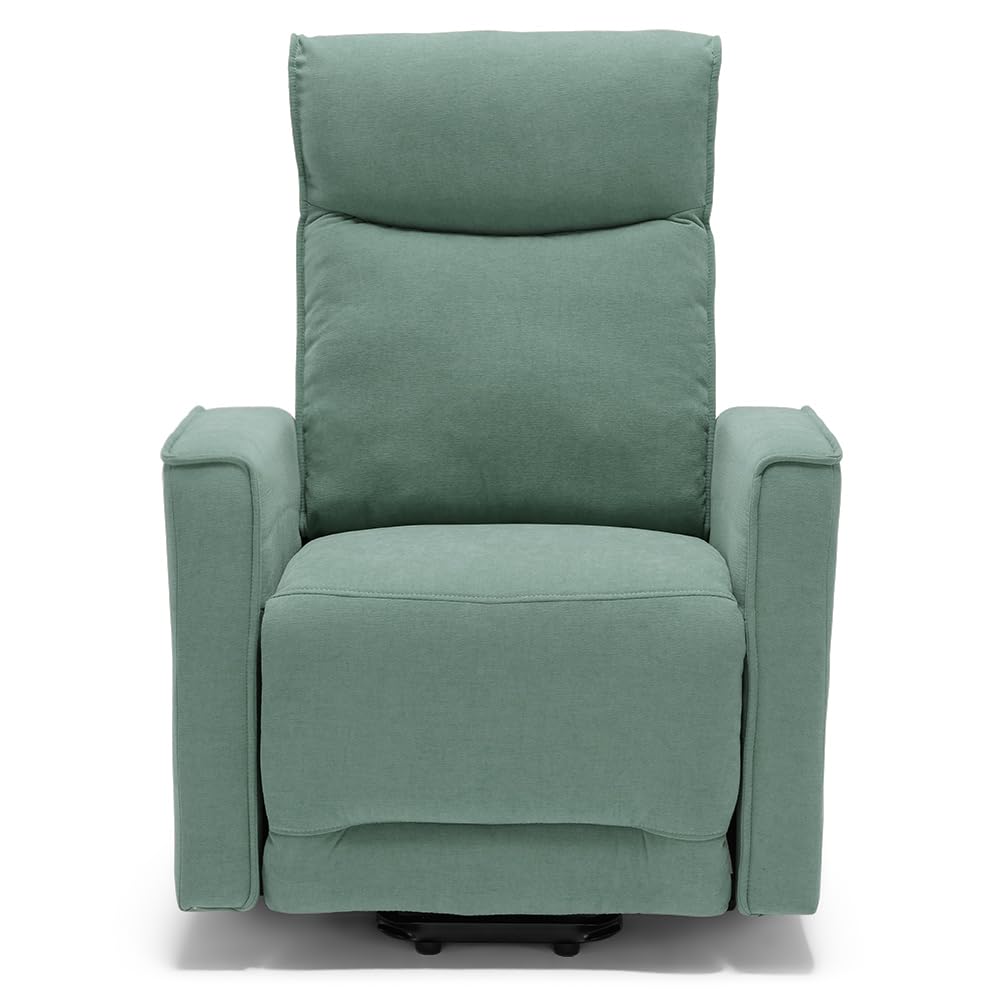 REDÒKASA Poltrona relax manuale Londra, reclinabile manualmente, 3 diverse posizioni, design moderno, seduta ergonomica, tessuto idrorepellente (Salvia)