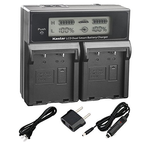 Kastar Lcd Dual Fast Charger For Fujifilm Np T125 Npt125