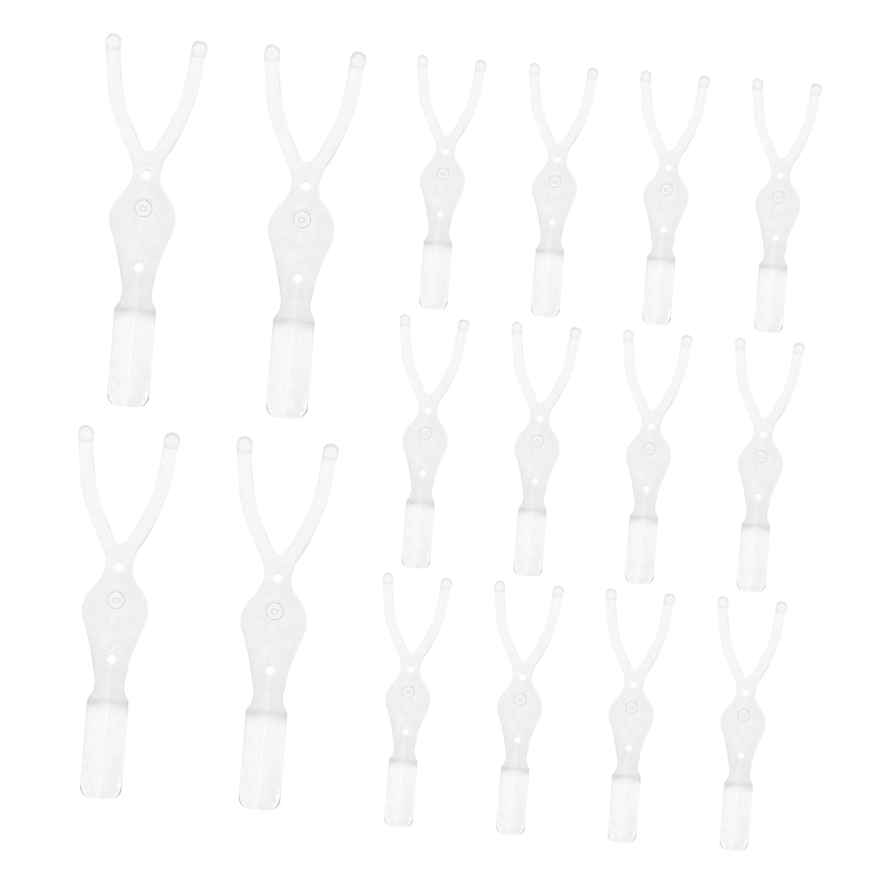 FOMIYES Comprehensive Beauty Tool Kit 50pcs Y-shaped Eyelid Assist Rods Mascara Shield Guard Lash Separator for