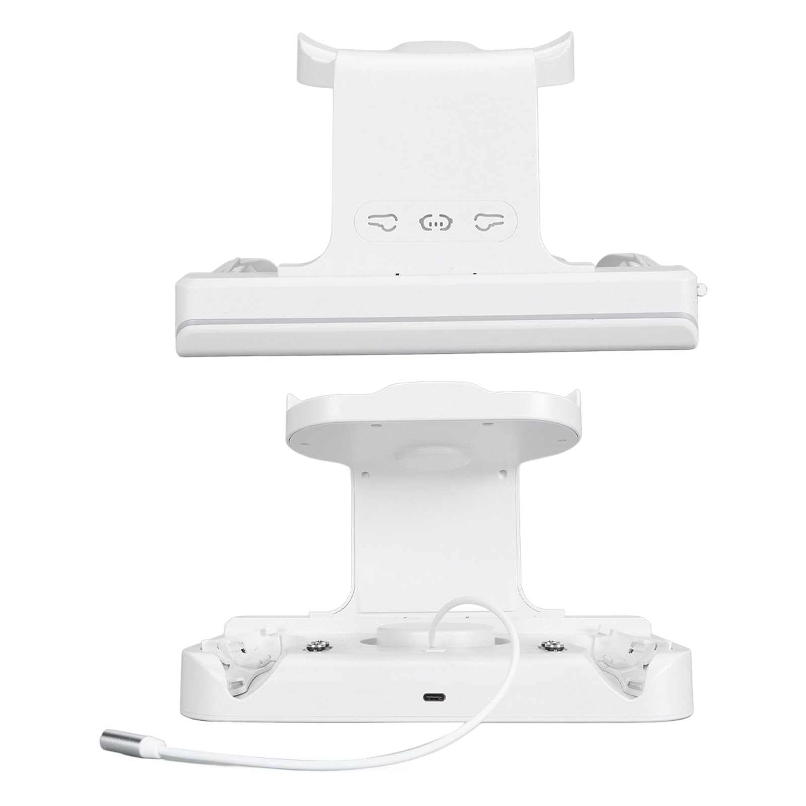Dock di Ricarica per Visore per Stazione di Ricarica Rapida VR Dock per Controller per Supporto per Visore VR Supporto Controller per Batterie