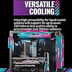 Cooler Master TD500 Mesh V2 Airflow ATX Mid-Tower Case, Polygonal Mesh, Crystalline Tempered Glass, Removable Top Panel, 3X Customizable 120mm PWM ARGB Fans, USB Gen 2 Type C (TD500V2-KGNN-S00) - Image 4