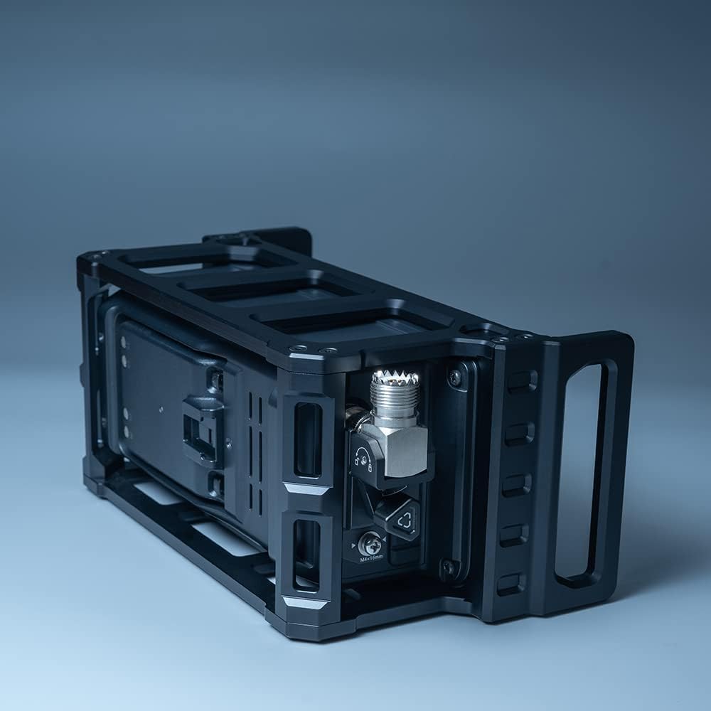 RC-2 Adaptateur BNC à dégagement rapide pour ICOM IC-705, compatible ARK-705 Shield, noir - Support aluminium CNC