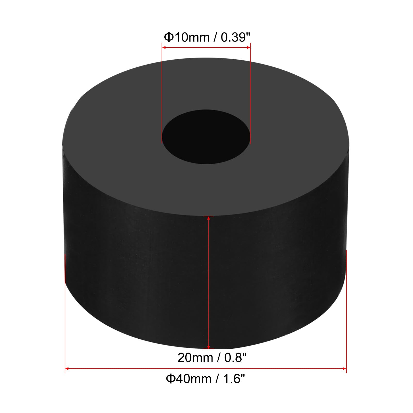 PATIKIL Multi Purpose Rubber Spacer - Image 2