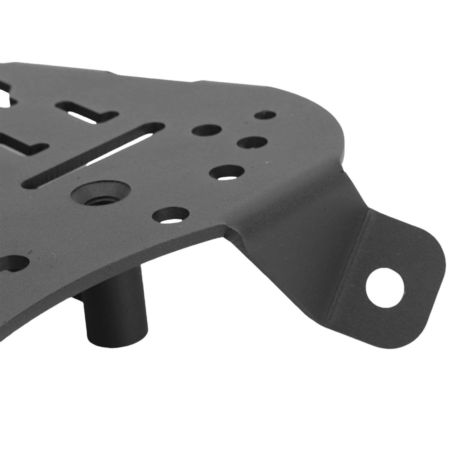 Ausla Piastra Posteriore per Scatola di Coda di Motociclette, Staffa Portapacchi in Acciaio Al Carbonio, Piastra di Montaggio per Top Case per ZONTES 368G 501G