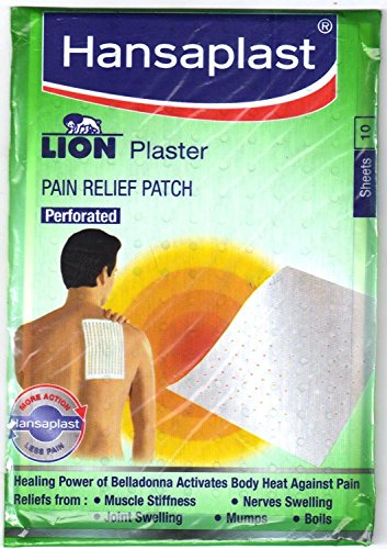 buycrafty Hansaplast yeso León (Belladonna) 1u00a0Pack de 10u00a0hojas parche para aliviar el dolor