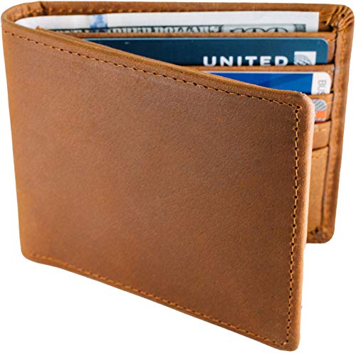 Wallets For Men RFID Blocking | Mens Leather Bifold Wallet | Genuine Leather | Extra Capacity Mens Wallet | By Stay Fine