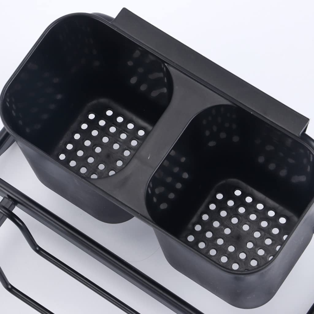 Escurre Cubiertos de Cocina Práctico Estante para Platos con Escurridor, para Almacenamiento De Utensilios De Cocina Domésticos Escurreplatos Armario