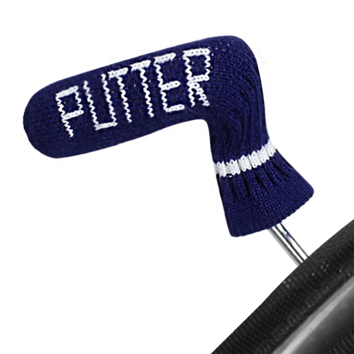 Scott Edward Knit Copertura per Putter da Golf Confezione da 1 Pezzo Doppio Strato Adatta per Putter a Lama Carina e Morbida