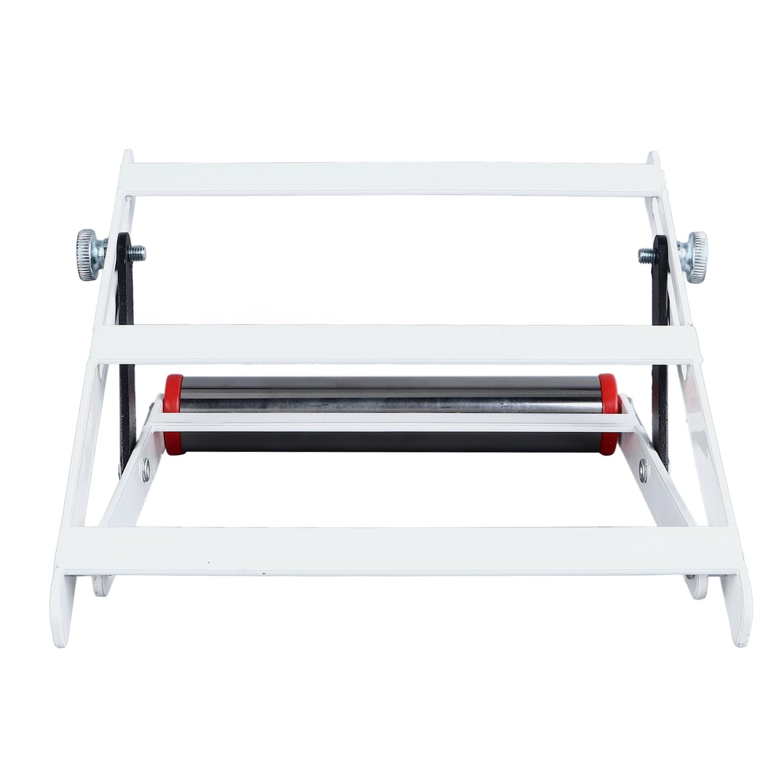 Ausla Marco de Soporte para Máquina Cortadora, Soporte de Rodillo Ajustable de Acero Inoxidable, Práctico Diseño Plegable para Corte con Sierra Ingletadora (2PCS)