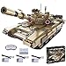 Produktbild PEXL Technik Panzer Bausteine Bausatz mit Fernbedienung und 3 Motoren, 1:10 T-90 Militär Panzer Modell, 1700 Klemmbausteine und 3 Minifiguren, Kompatibel mit Lego