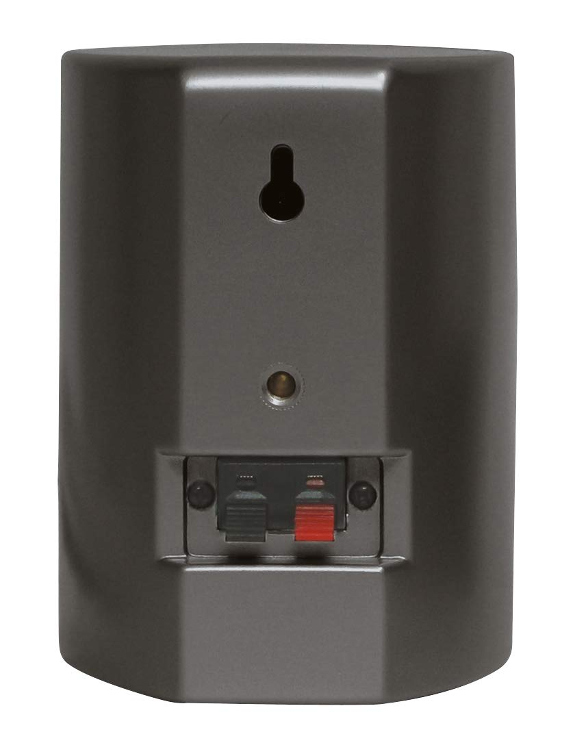 Dynavox AS-301 głośnik satelitarny, para, do kina domowego lub biura, kompaktowe pudełko surround, montaż ścienny, czarny