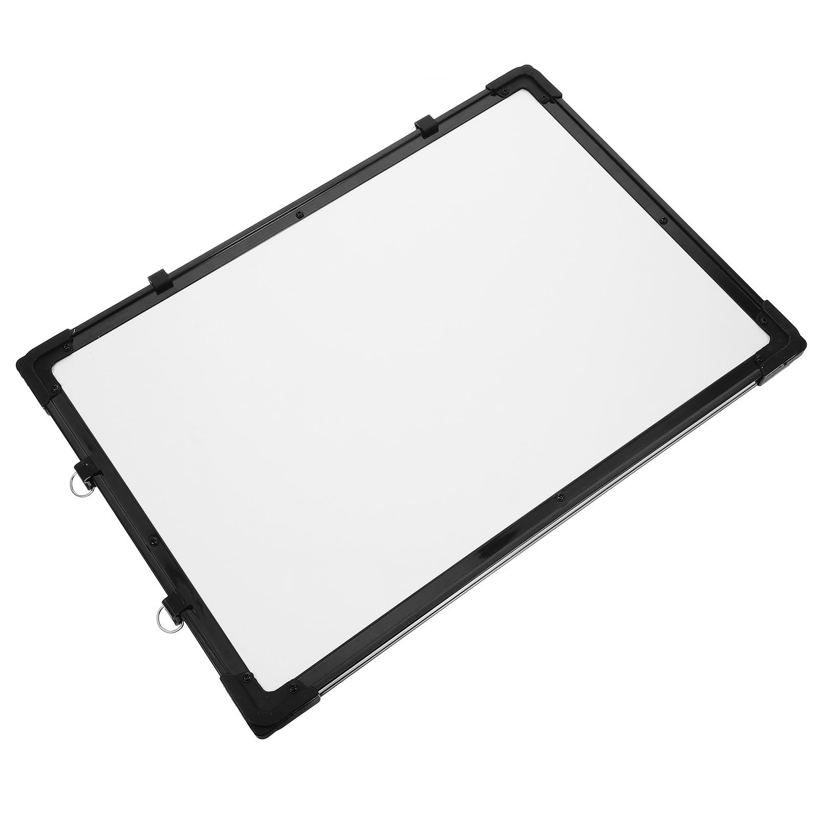 Uonlytech Doppelseitige Whiteboard Tisch Wandplatte aus Filz und Verzinktem Stahl Trocken Abwischbare Notiztafel für Büro und Zuhause Magnetisch und Beschreibbar